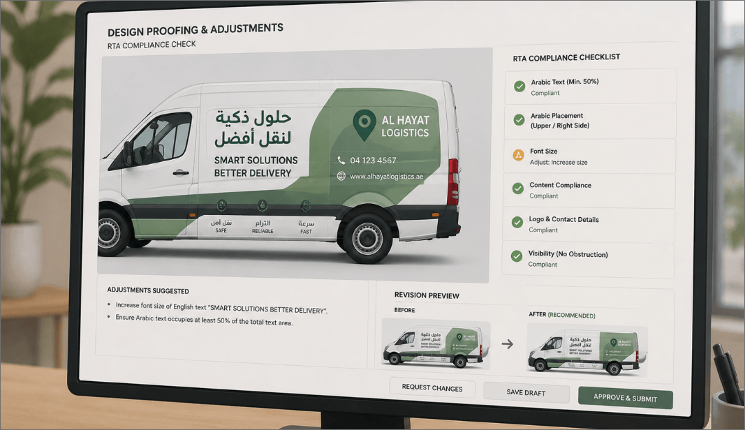 Design Proofing & Adjustments