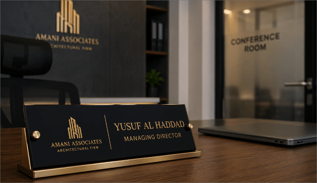 Desk & Door Name Plates