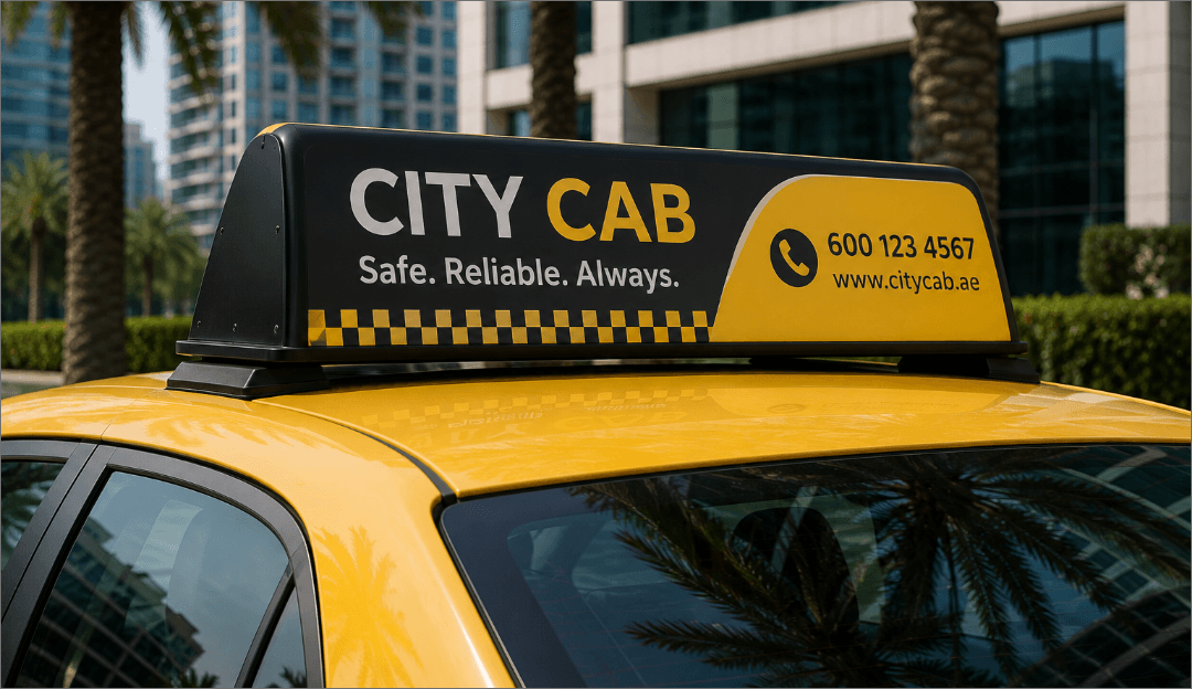 Magnetic Car-Top Signs