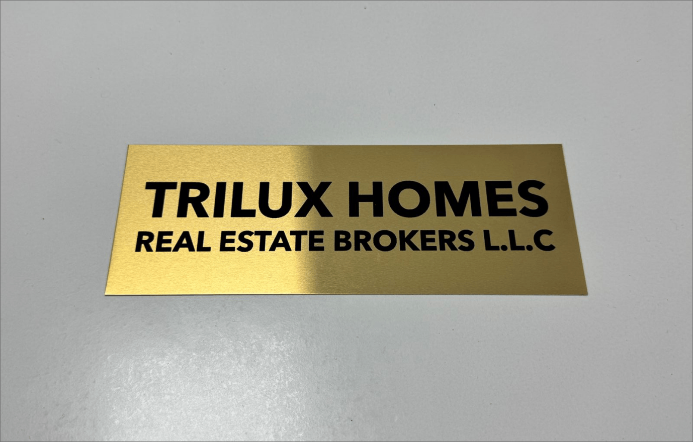 Name Plate Printing 11