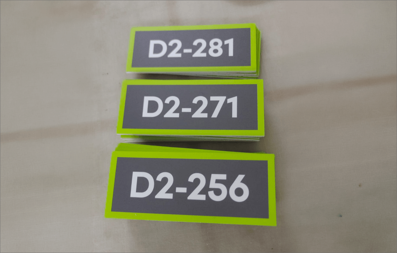Name Plate Printing 12