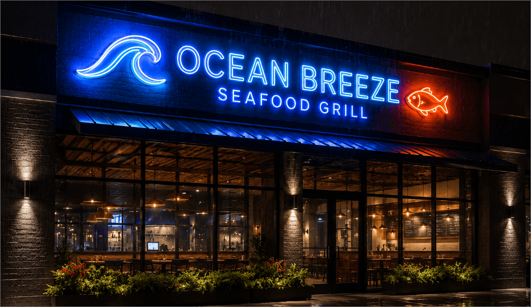 Outdoor Weather-Resistant Neon Signs