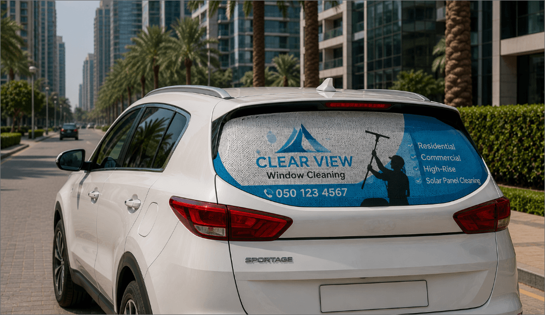 Perforated Window Decals
