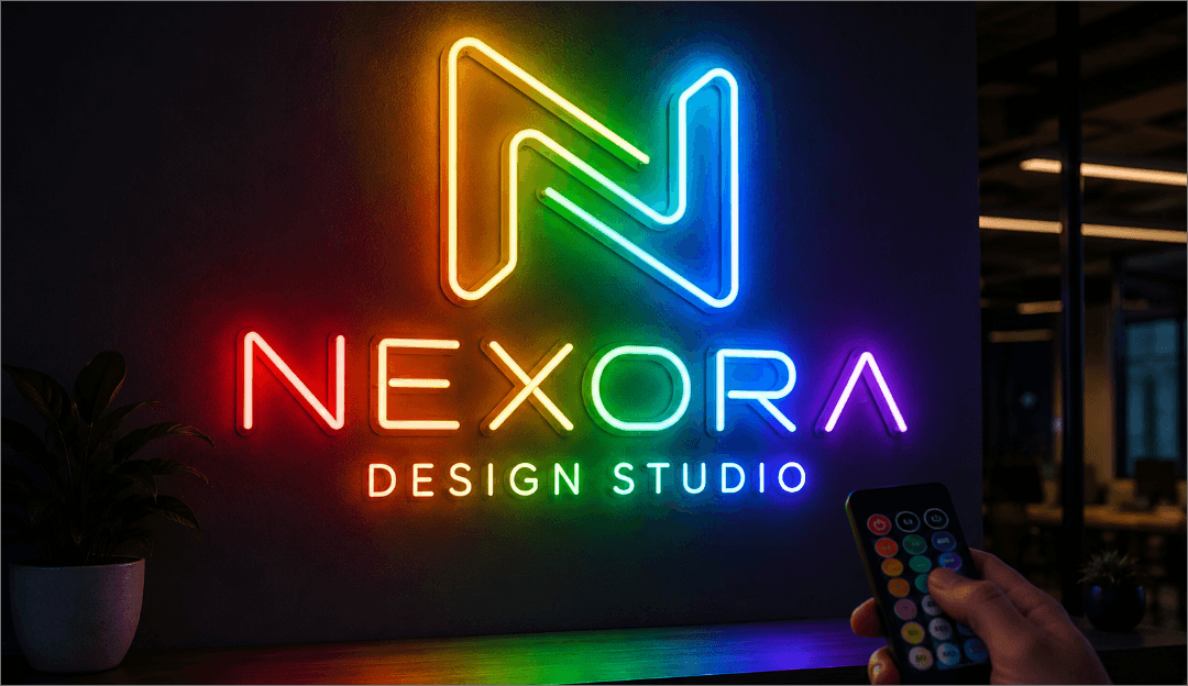 RGB Colour-Changing Signs