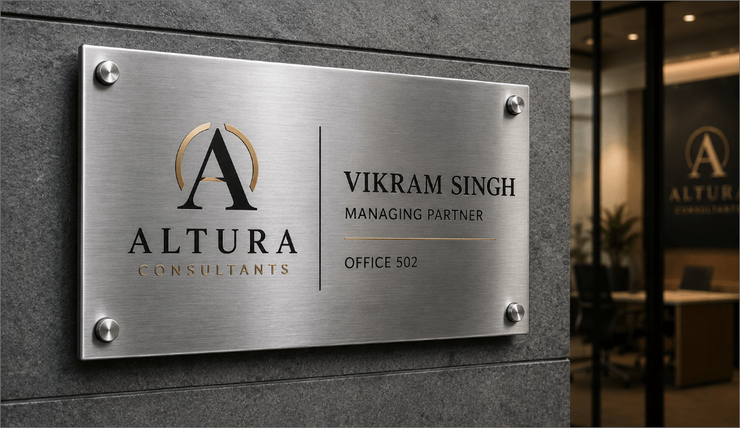 Stainless Steel & Brass Name Plates