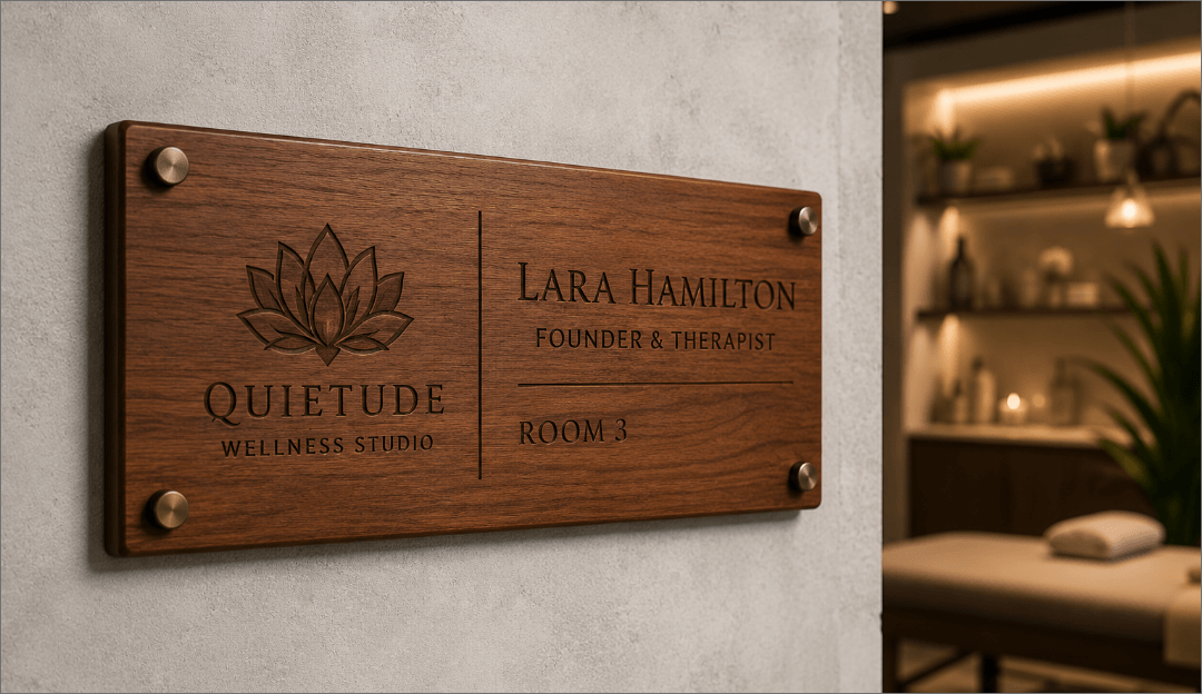Wooden Name Plates